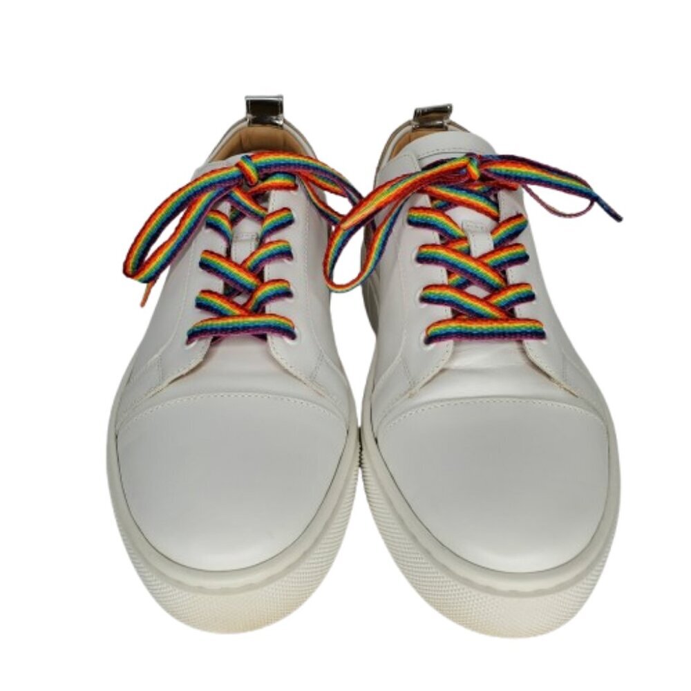 Christian Louboutin Arkenspeed Rainbow Leather Sneakers - Picture 3 of 10